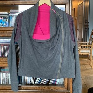 Lululemon Sway Cropped Moto Style Jacket Size 10